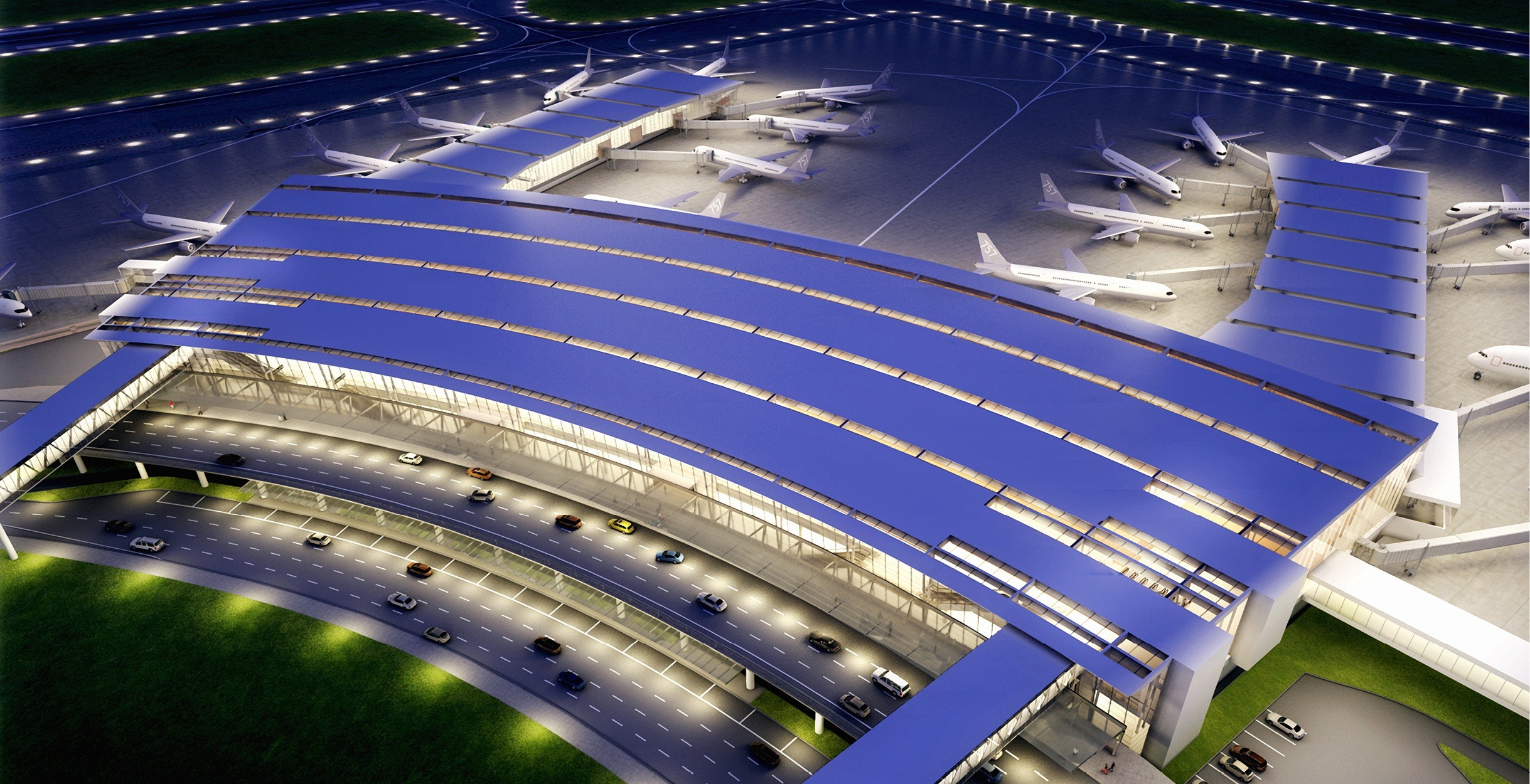Bradley International Airport New Terminal B Complex